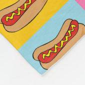 hotdog betegelde fleece deken (Hoek)