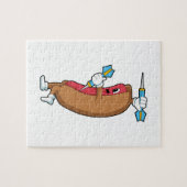 Hotdog bij Darts met Dart.PNG Legpuzzel (Horizontaal)