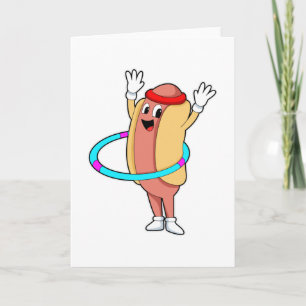 Hotdog bij Fitness met Vliegwiel Kaart