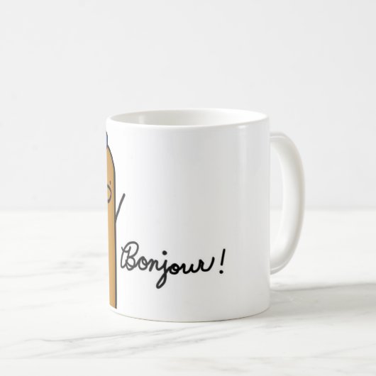 hotdog bonjour mok (Voorkant rechts)