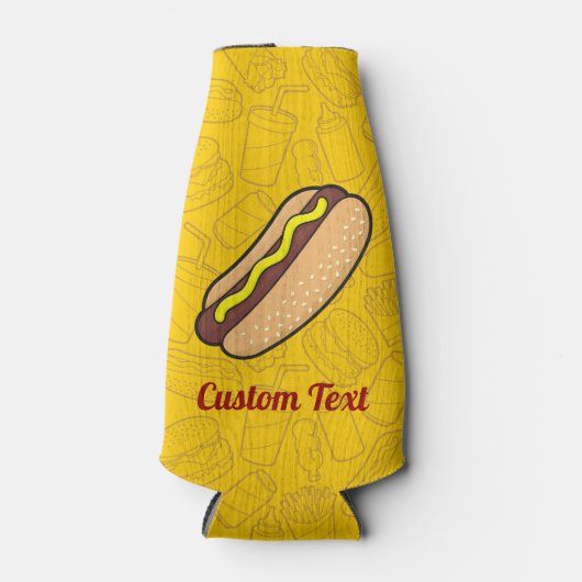 Hotdog Bottle Cooler (Voorkant)