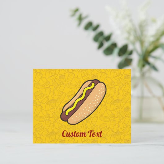 Hotdog Briefkaart (Staand voorkant)
