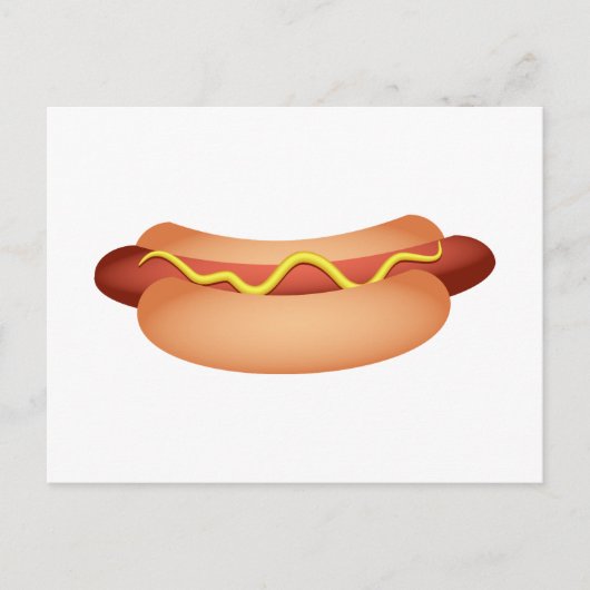 Hotdog Briefkaart (Voorkant)