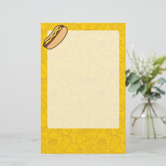 Hotdog Briefpapier (Staand voorkant)