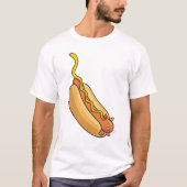 Hotdog Cat T-shirt (Voorkant)