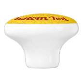 Hotdog Ceramic Knob. Keramische Knop (Zijkant)