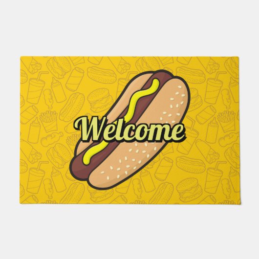 Hotdog Deurmat (Voorkant)