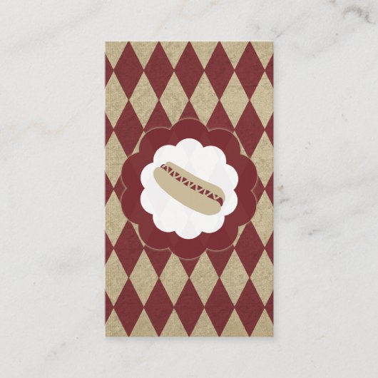 hotdog diamant-stempel klantenkaartje (Voorkant)