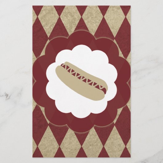 hotdog diamanten briefpapier (Voorkant)