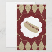 hotdog diamanten briefpapier (Voorkant / Achterkant)