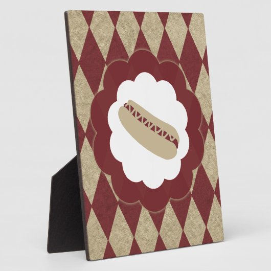 hotdog diamanten fotoplaat (Zijkant)