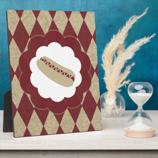 hotdog diamanten fotoplaat (Zijkant)