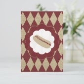 hotdog diamanten kaart (Staand voorkant)