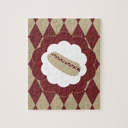 hotdog diamanten legpuzzel (Verticaal)