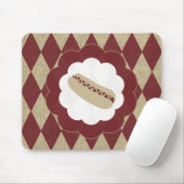 hotdog diamanten muismat (Met muis)
