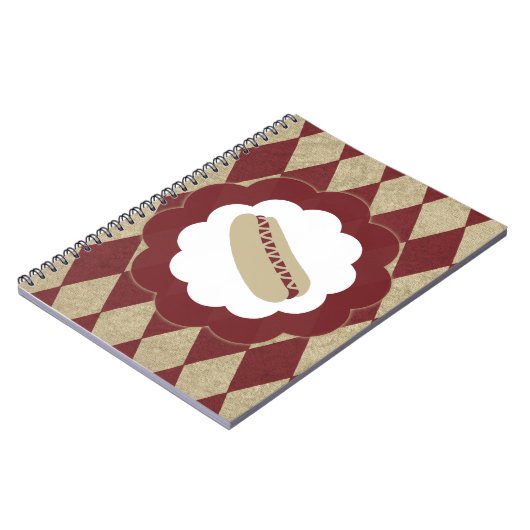 hotdog diamanten notitieboek (Linkerzijde)