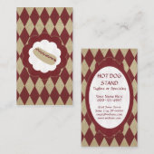 hotdog diamanten visitekaartje (Voorkant / Achterkant)