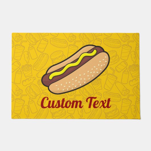 Hotdog Doormat Deurmat (Voorkant)