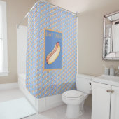 hotdog douchegordijn (In situ)