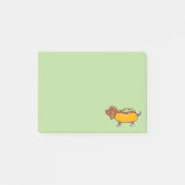 Hotdog Dwerghond Post-It Notities Post-it® Notes (Voorkant)