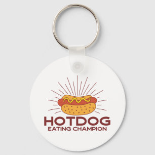 Hotdog Eating Champion Sleutelhanger