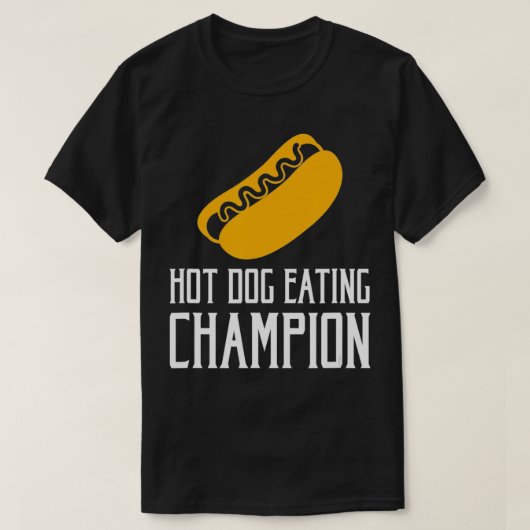 Hotdog-Eetkampioen T-shirt (Design voorkant)