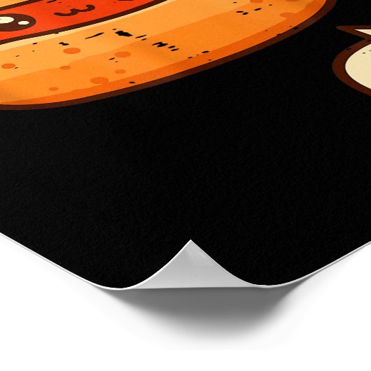 Hotdog Emotional Suprt Dog Funny Saying Men Women  Poster (Hoek)