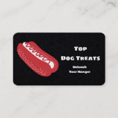 Hotdog Fast Food Visitekaartje (Voorkant)