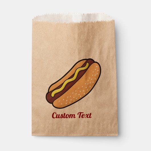 Hotdog Favor Bag Bedankzakje (Voorkant)