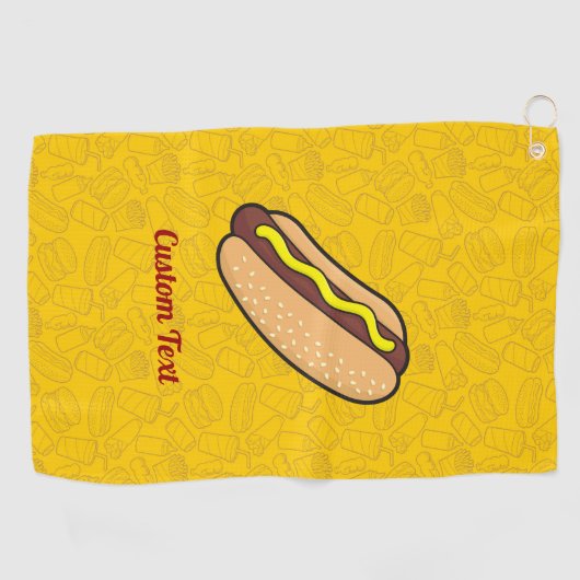 Hotdog Golfhanddoek (Horizontaal)