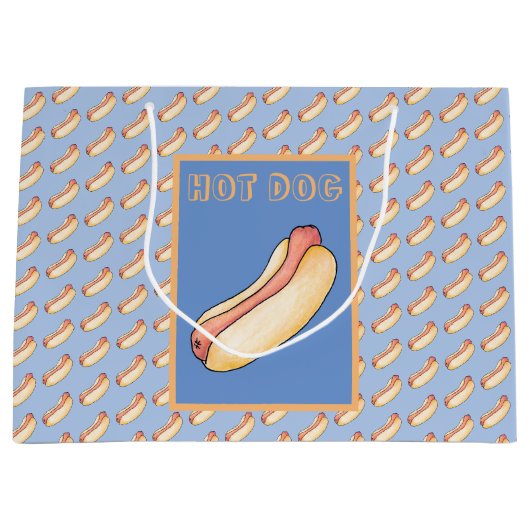 hotdog groot cadeauzakje (Voorkant)