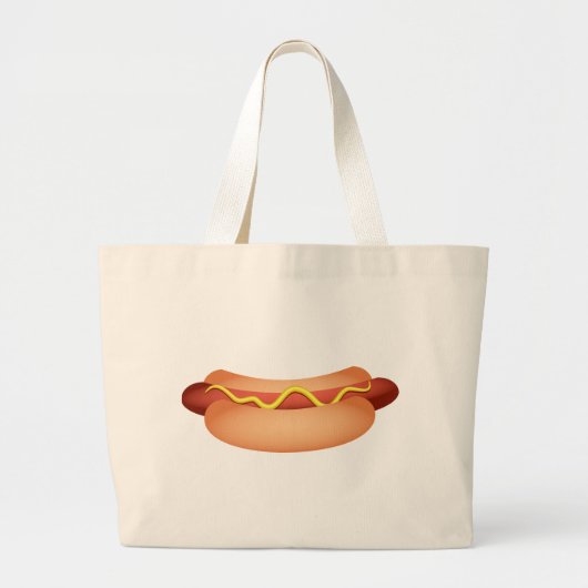 Hotdog Grote Tote Bag (Voorkant)