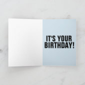 HOTDOG! HET ZIJN UW BIRTHDAY FUNNY WENSKAARTEN FEESTDAGEN KAART (Binnen)