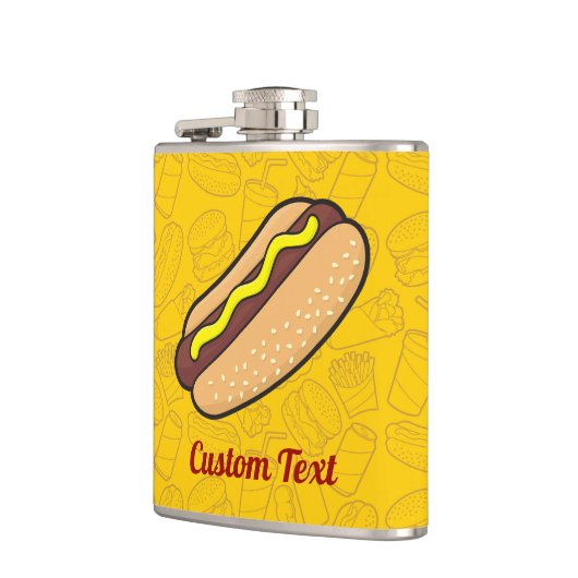 Hotdog Hip Flask Heupfles (Links)