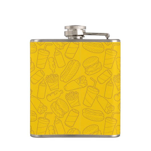 Hotdog Hip Flask Heupfles (Achterkant)