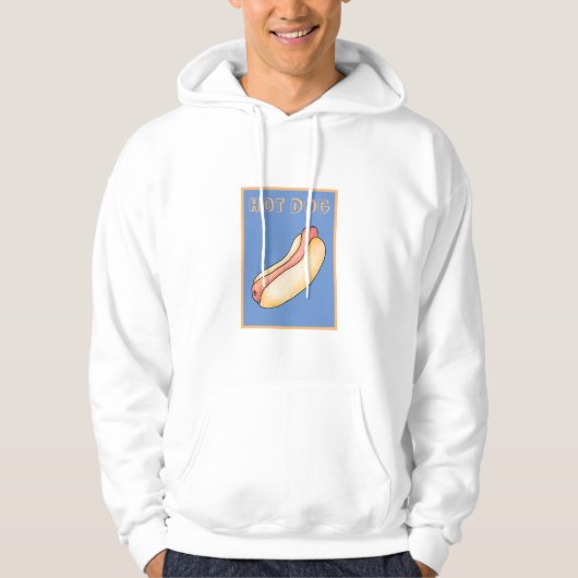 hotdog hoodie (Voorkant)