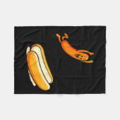 Hotdog hoog duiken fleece deken (Voorkant (Horizontaal))