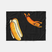Hotdog hoog duiken fleece deken (Voorkant (Horizontaal))