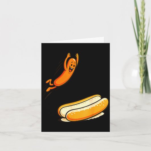 Hotdog hoog duiken kaart (Voorkant)