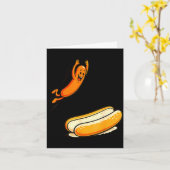 Hotdog hoog duiken kaart (Gele Bloem)