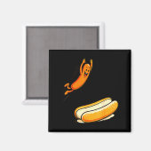 Hotdog hoog duiken magneet (Voorkant / Achterkant)