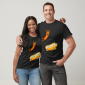 Hotdog hoog duiken  t-shirt (Unisex)