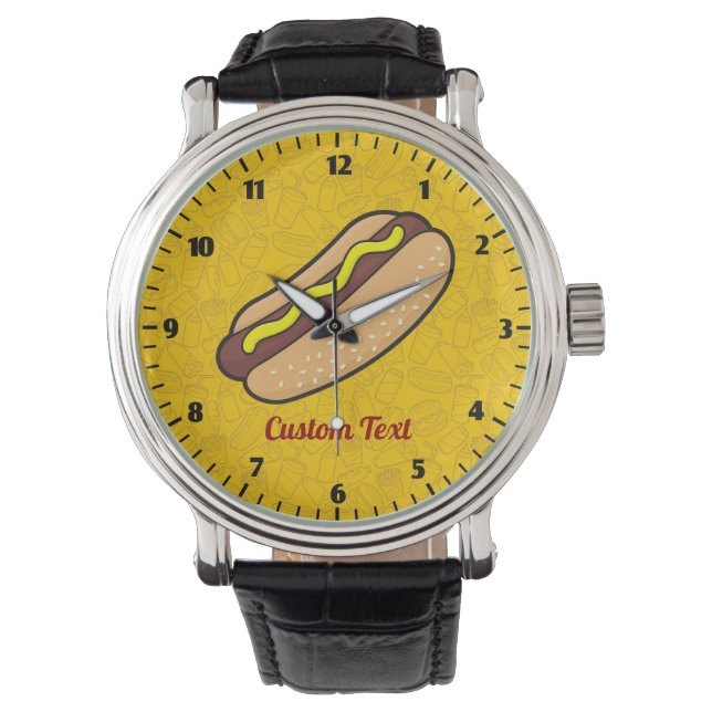 Hotdog Horloge (Voorkant)