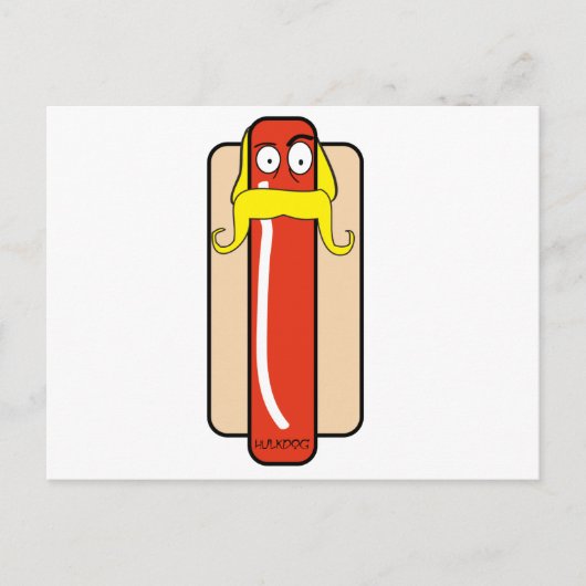 Hotdog Hulk Hogan Briefkaart (Voorkant)