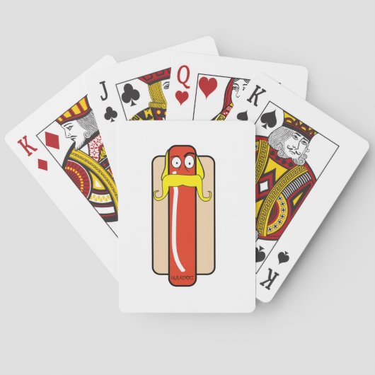 Hotdog Hulk Hogan Pokerkaarten (Achterkant)
