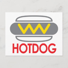 Hotdog Icon Fun Briefkaart
