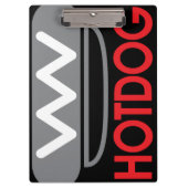 Hotdog Icon Fun Klembord (Voorkant)