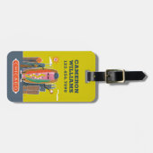 Hotdog in Chicago-stijl Bagagelabel (Voorkant horizontaal)