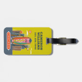 Hotdog in Chicago-stijl Bagagelabel (Achterkant horizontaal)