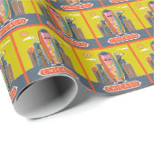 Hotdog in Chicago-stijl Cadeaupapier (Rol Hoek)